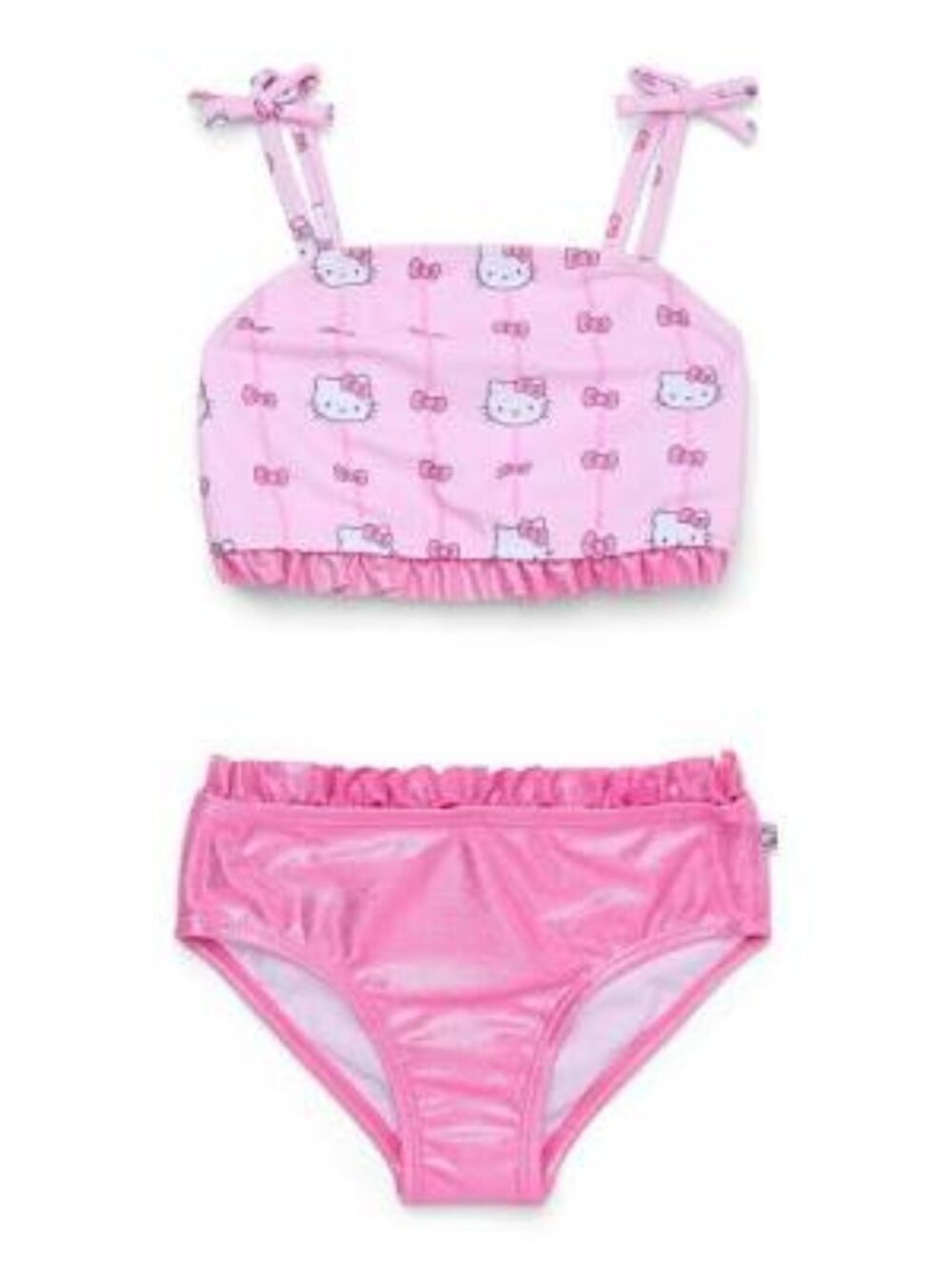 Hello Kitty Character Toddler Girl Shimmer Tankini Two-Piece Swimsuit Size 2T